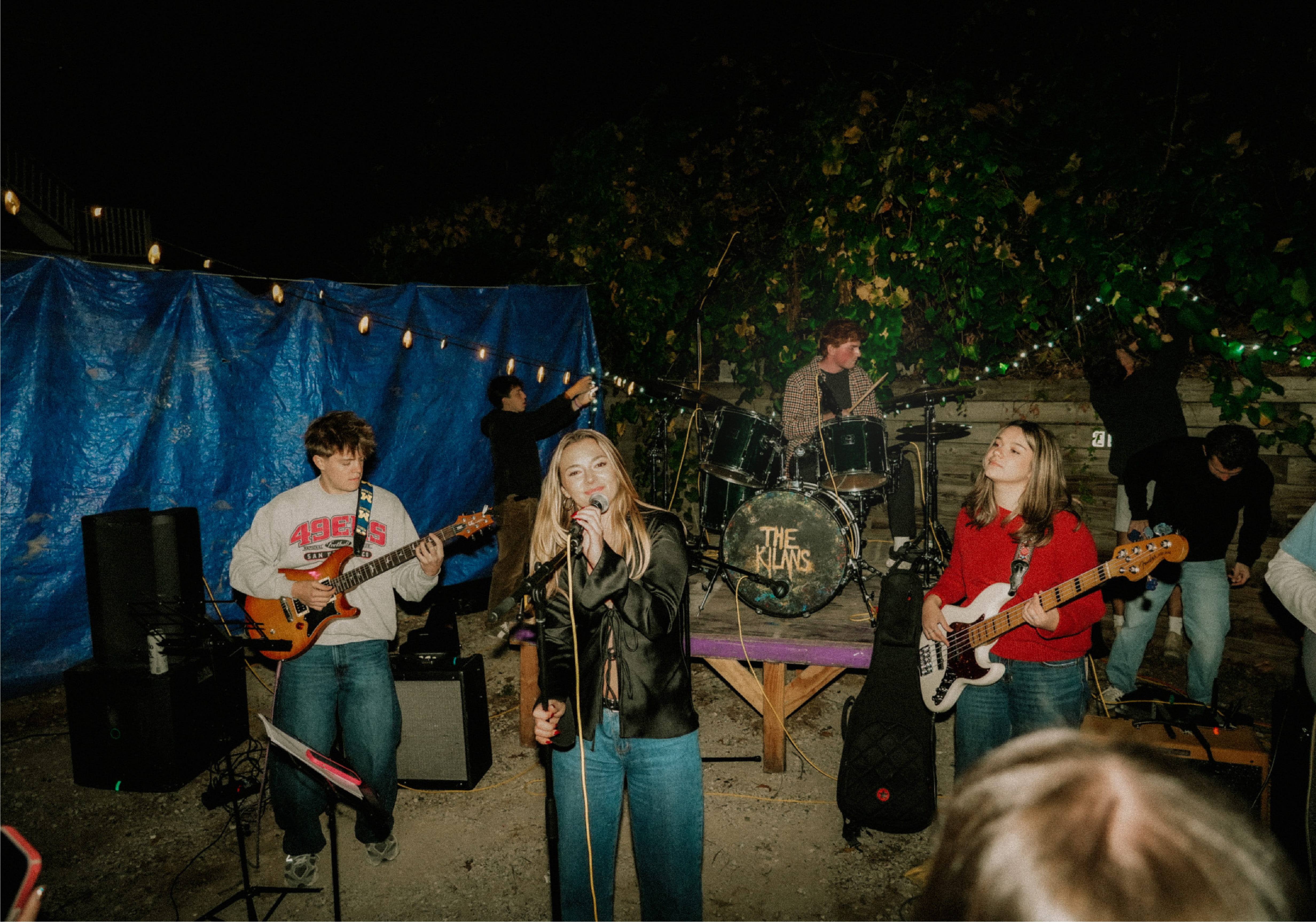 My college band, 'Juniper', opening for 'The KILANS' at FIJI's Boneyard